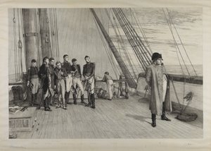 Napoleon aan boord van 