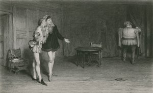 Prins Hendrik, Points, en Falstaff, Koning Hendrik IV, Eerste Deel door William Quiller Orchardson