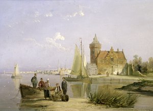 Het huis de Vraag aan de Amstel, Amsterdam door William R. Dommersen