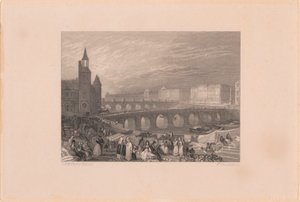Bloemenmarkt en Pont-au-Change door William Radclyffe