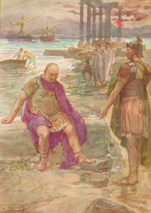 Gaius Marius zittend in ballingschap tussen de ruïnes van Carthago
