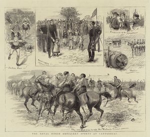 De Koninklijke Ruiterartillerie Sporten in Canterbury