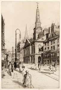 Het oude stadhuis, Dundee, ca. 1930