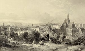 Glasgow vanaf de Necropolis