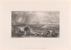 Rouen - Verre uitzicht door William Richardson