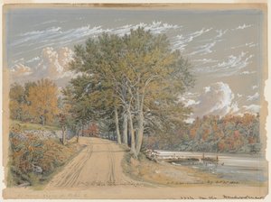 Aan de Harlem Rivier door William Rickarby Miller