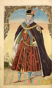 Charles Howard, Eerste Graaf van Nottingham, uit Honor Military, and Civill, William Segar, uitgegeven door Robert Barker, Londen, 1602 door William Rogers