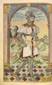 Godfrey Adelmar, uit Honor Military, and Civill, William Segar, uitgegeven door Robert Barker, Londen, 1602 door William Rogers