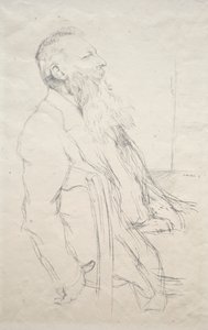 Auguste Rodin, 1897 door William Rothenstein