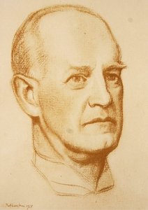 John Galsworthy OM door William Rothenstein