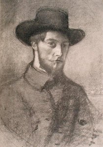 Portret van Augustus John (1879-1961) door William Rothenstein