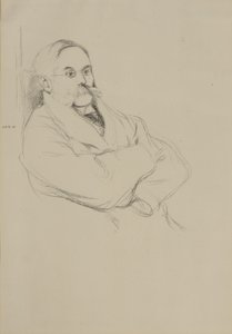 Portret van Moritz Rothenstein door William Rothenstein