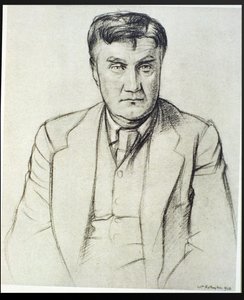 Portret van Ralph Vaughan Williams (1872-1958) door William Rothenstein