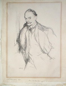 Portret van Thomas Hardy (1840-1928) 1897
