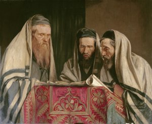 Het Boek Esther lezen door William Rothenstein