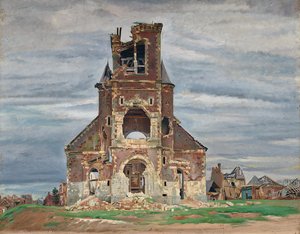 De kerk in Bourlon