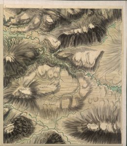 Pass of Glencoe, uit de Roy Military Survey of Scotland