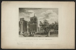 Achterkant van het Staatshuis, Philadelphia