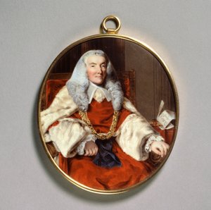 Portret van Sir William Murray, 1e Graaf van Mansfield, 18e eeuw