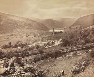 De Vallei van Glendalough, County Wicklow, Ierland, ca. 1864