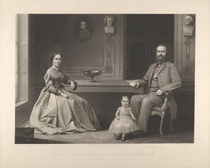 Luitenant-generaal Thomas J. Jackson en zijn familie