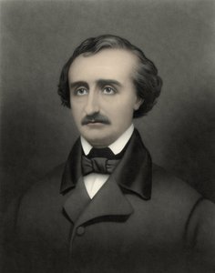 Portret van Edgar Allan Poe (1809-1849), Amerikaanse schrijver.