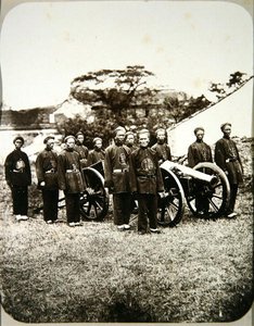 Chinese soldaten, ca.1875