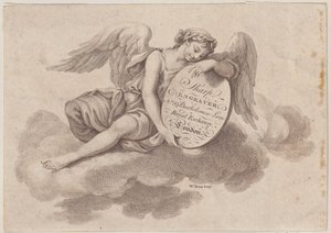 Handelskaart voor William Sharp, Graveur
