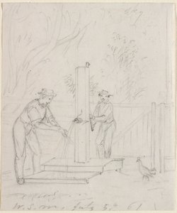 Bij de pomp door William Sidney Mount