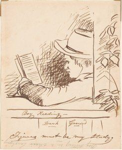 Jongen Leest door William Sidney Mount