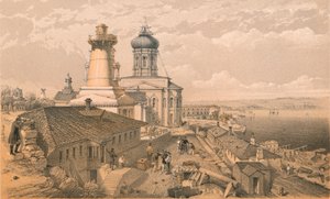 Het admiraliteit, Sebastopol, 1856 door William Crimea Simpson