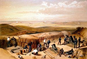 De nieuwe werken bij het beleg van Sebastopol..., Krimoorlog, 1853-1856