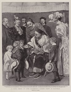 Li Hung Chang op het tuinfeest van Lord Salisbury in Hatfield door William Small