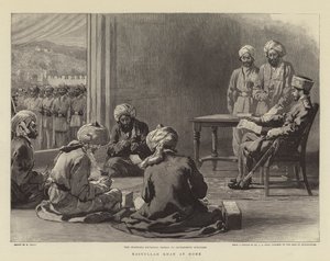 Nasrullah Khan Thuis door William Small
