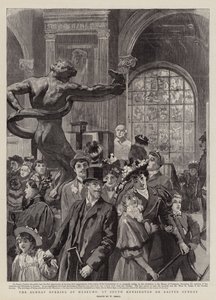 De Zondag Opening van Musea, in South Kensington op Paaszondag