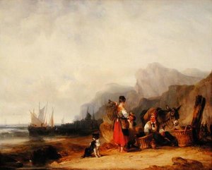 De Garnalenvissers, rond 1835