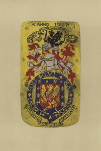Sir Frank van Hale, c. 1359-c. 1376 (chromolitho) door William St John Hope