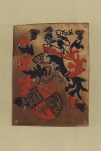 Sir Henry Percy, lord Percy, lord Poynings, en graaf van Northumberland, 1474-1489 (chromolitho) door William St John Hope