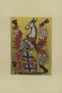 Sir William Chamberlayne, 1461-1463 (chromolitho) door William St John Hope