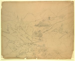 Studie van landschap