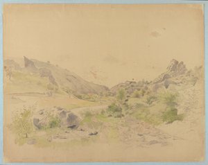 Studie van Landschap door William Stanley Haseltine