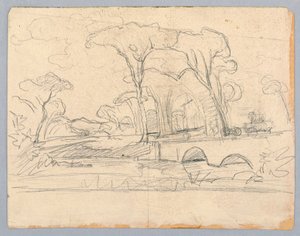 Studie van Landschap door William Stanley Haseltine