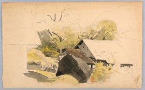 Studie van Landschap, Zwitserland