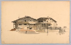 Studie van landschap, Zwitserland