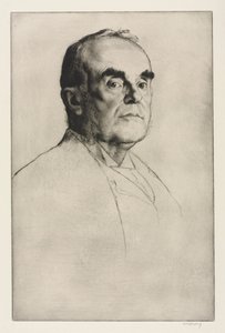 James E. Christie door William Strang