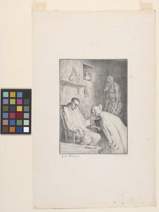 Man en heks door William Strang