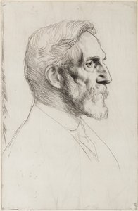 Portret van Philip Norman door William Strang