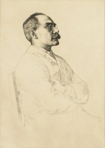 Portret van Rudyard Kipling 1865-1936