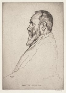 Portret van Walter Brock