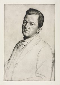 Sir Charles Holroyd, 1909 door William Strang